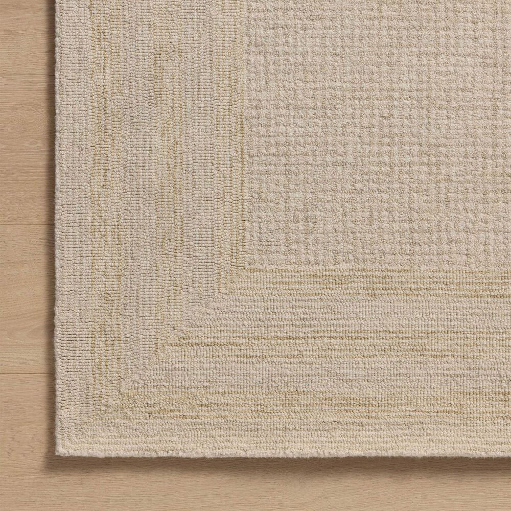 Amber Lewis x Loloi Windsor 2&#39;3&quot; x 3&#39;9&quot; Ivory and Wheat Area Rug, , large