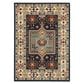 Oriental Weavers Lilihan Medallion 041H6 2"6" x 12" Blue and Ivory Runner, , large