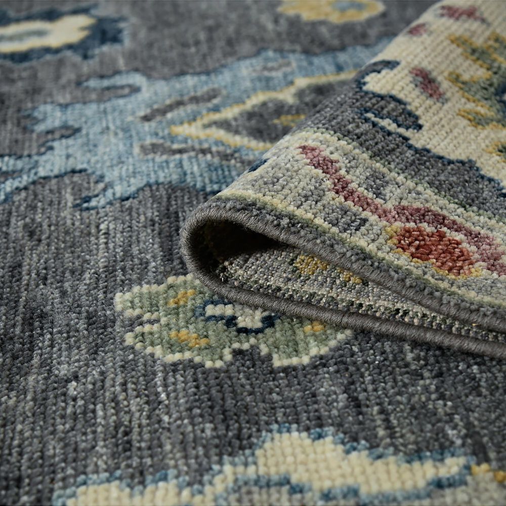 Amer Rugs Jaigarh 8&#39; x 10&#39; Pebble Gray and Ivory Area Rug, , large