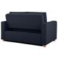 Lifestyle Solutions Tyler Convertible Sofa in Navy Blue, , large