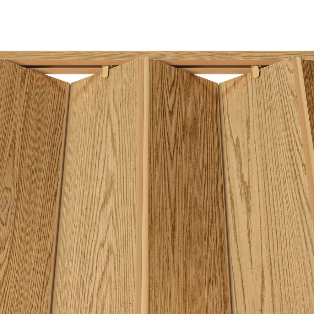 Rta Products Llc Studio 48&quot; PVC Foldable Accordion Doors in Golden Oak, , large