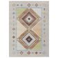 Dalyn Rug Company Phoenix 6" x 9" Taupe Indoor/Outdoor Area Rug, , large