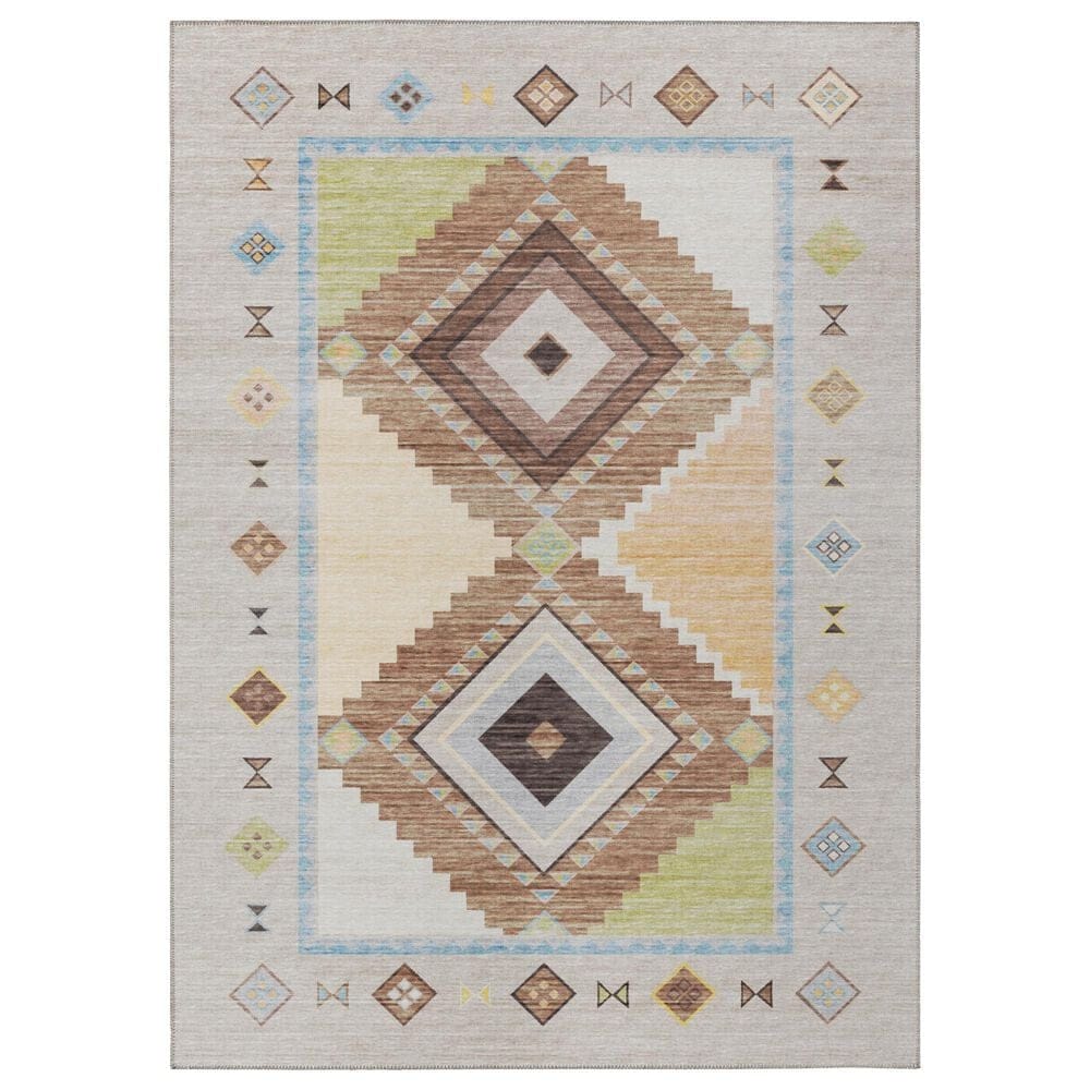 Dalyn Rug Company Phoenix 6" x 9" Taupe Indoor/Outdoor Area Rug, , large