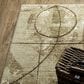 Oriental Weavers Reed 3"3" x 5" Beige and Brown Area Rug, , large