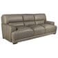 Bordeaux & Co 3-Piece Stationary Leather Living Room Set in Goodland Grey, , large