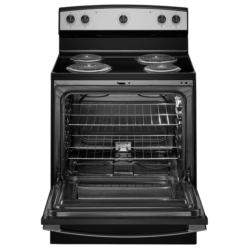 Amana 4.8 Cu. Ft. Electric Range with Knob Controls in Stainless Steel, , large