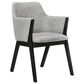 Blue River Arcadia and Renzo 5-Piece 42" Dining Set with Gray Cushion in Black, , large