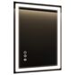 HOMLUX 24" x 32" LED Bathroom Makeup Mirror in Silver, , large