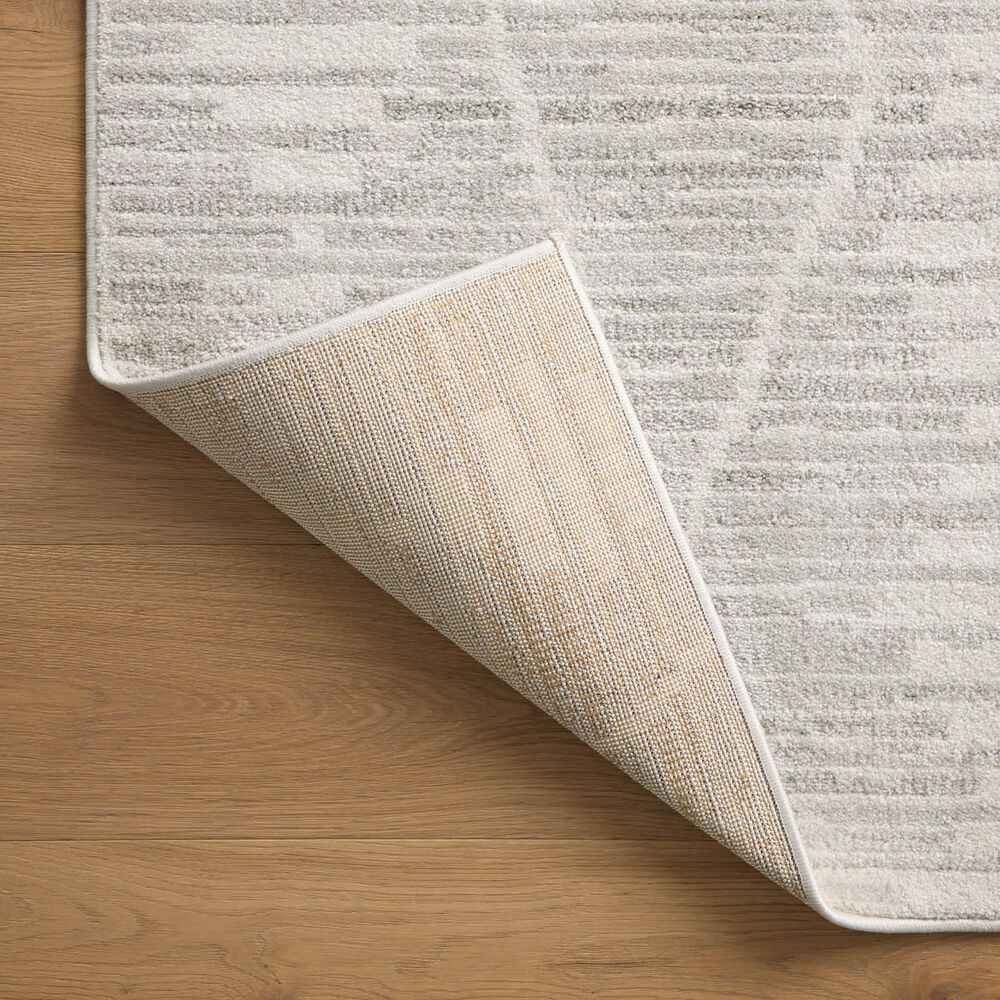 Loloi II Kamala 5&#39;3&quot; x 7&#39;9&quot; Ivory and Silver Area Rug, , large