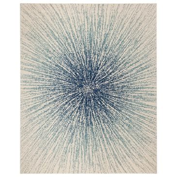 Safavieh Evoke EVK228A 11" x 15" Royal and Ivory Area Rug, , large