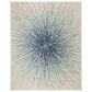 Safavieh Evoke EVK228A 11" x 15" Royal and Ivory Area Rug, , large