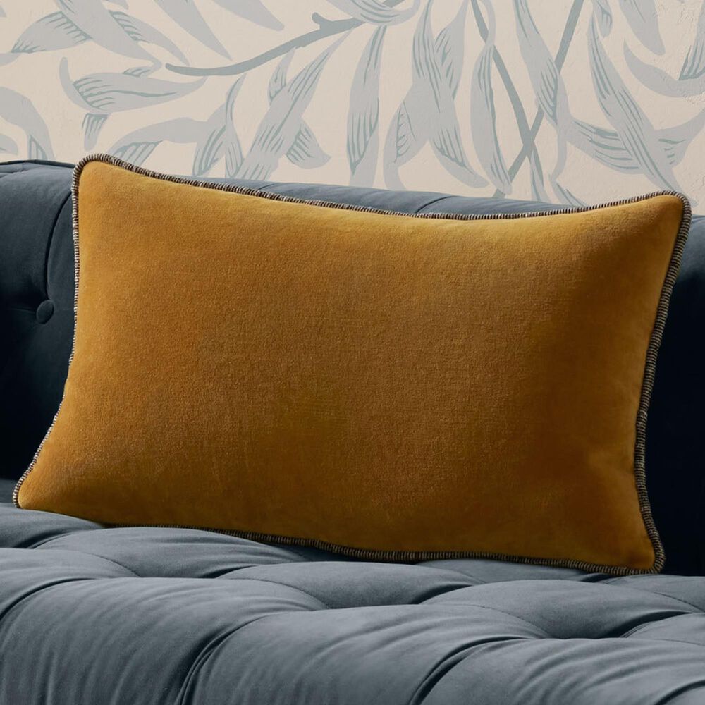 Loloi Liza 13&quot; x 21&quot; Lumbar Throw Pillow in Gold, , large