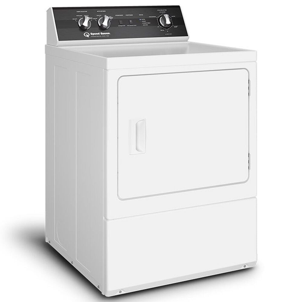 Speed Queen 7.0 Cu. Ft. Front Load Gas Dryer with Steam in White, , large