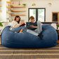 Jaxx 7" Giant Bean Bag Sofa in Navy, , large