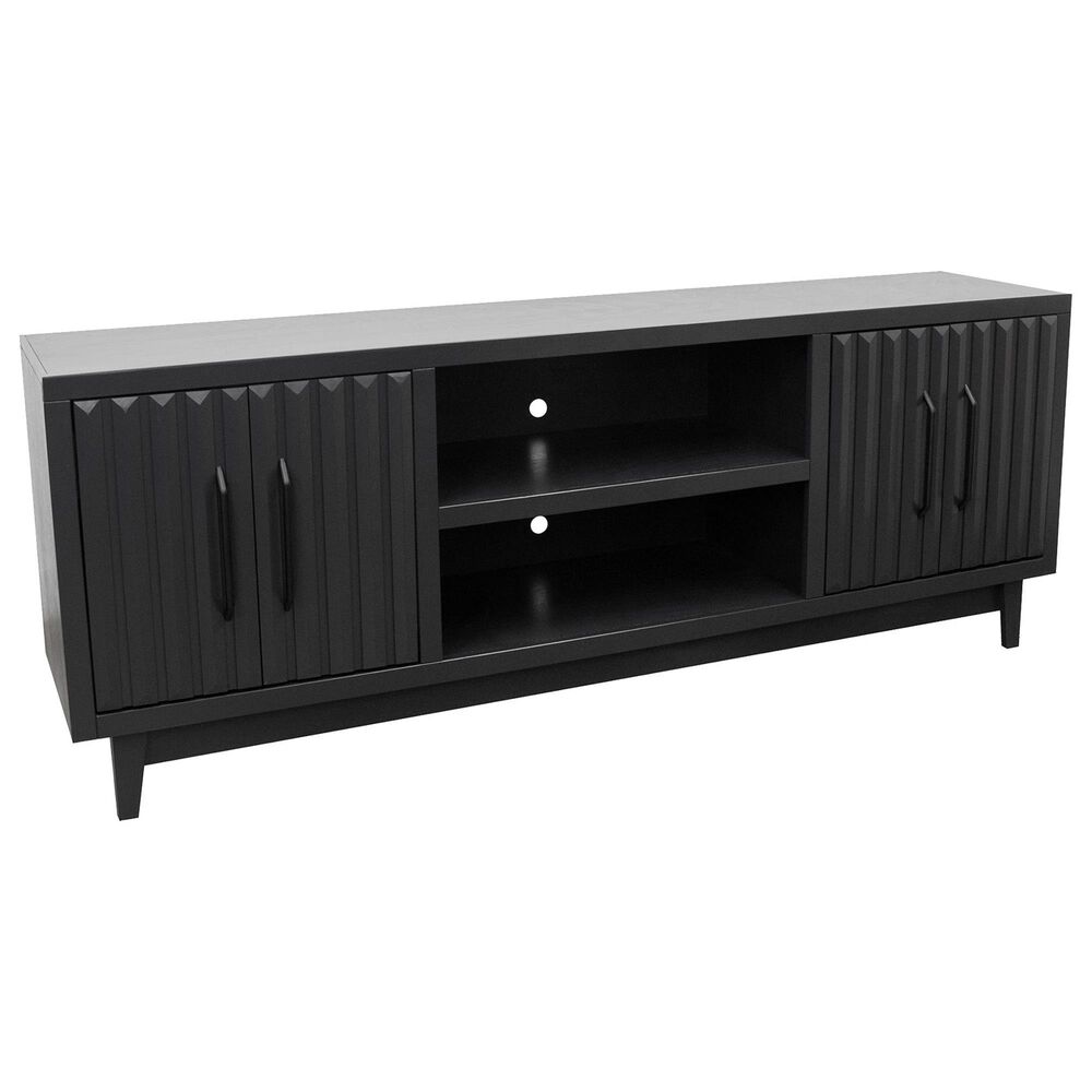 Legends Home Radiance 75" TV Stand in Black, , large