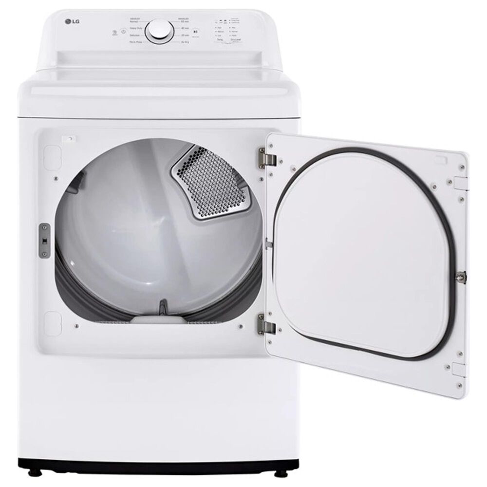 LG 4.1 Cu. Ft. Top Load Washer and 7.3 Cu. Ft. Electric Dryer Laundry Pair in White, , large