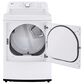 LG 4.1 Cu. Ft. Top Load Washer and 7.3 Cu. Ft. Electric Dryer Laundry Pair in White, , large