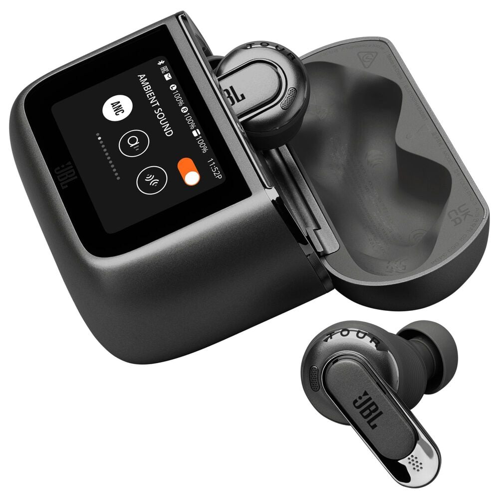 JBL Tour Pro 3 True Wireless Noise Cancelling Earbuds with Smart Charging Case in Black, , large