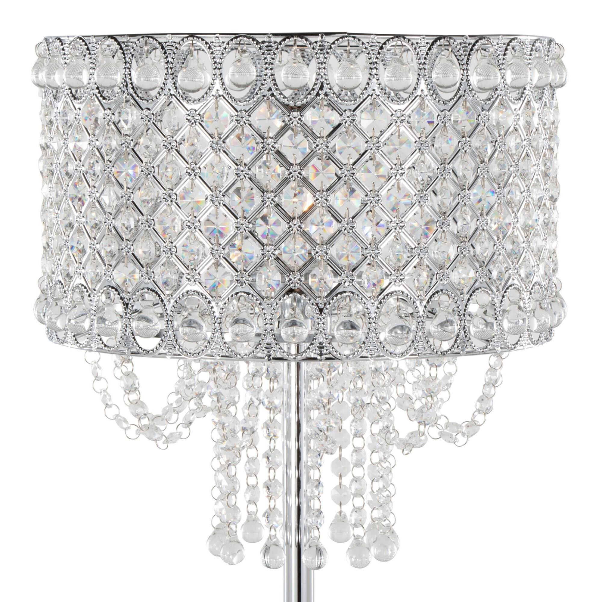Grandview Gallery Floor Lamp in Polished Chrome