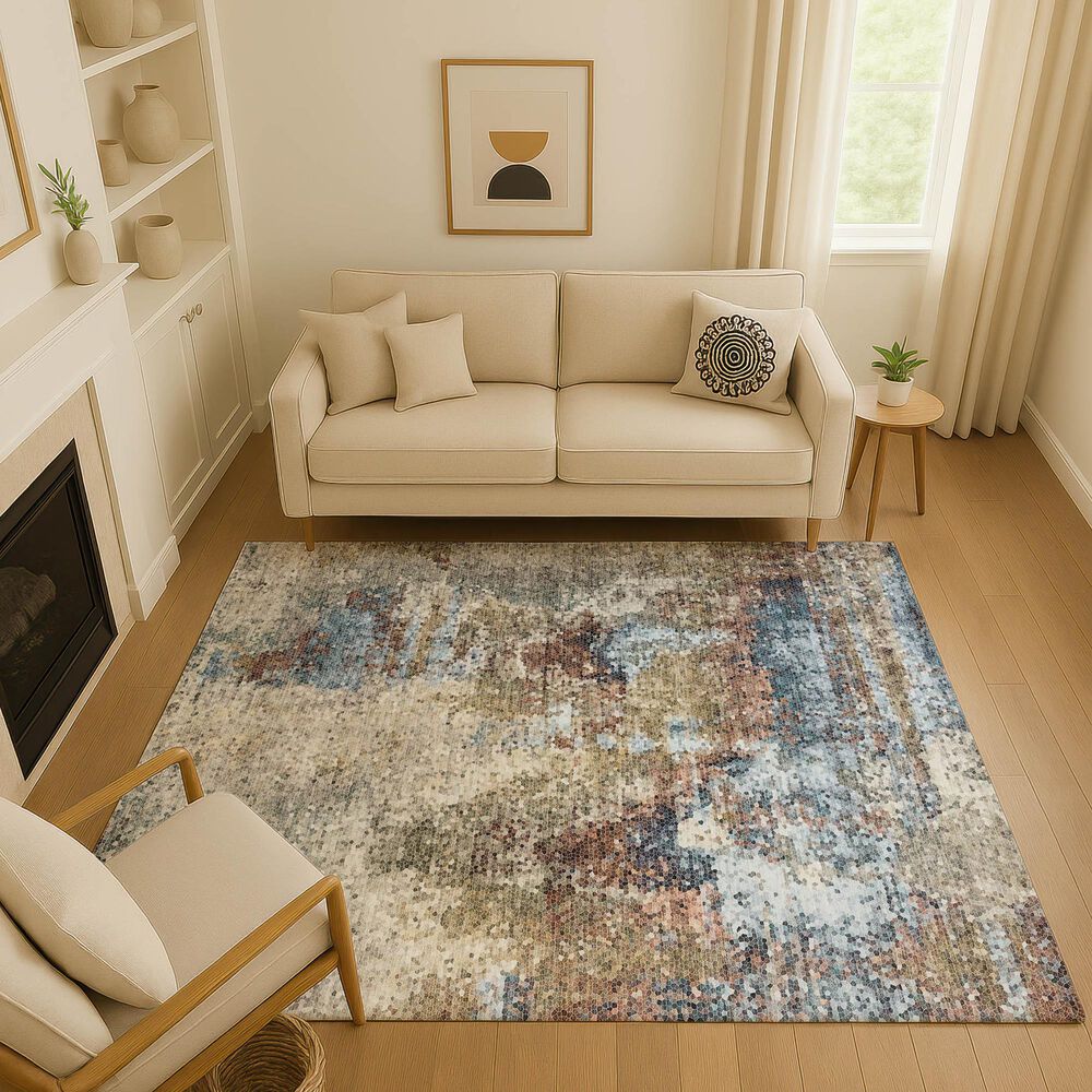 Dalyn Rug Company Lumara LM2 Putty 3' x 5' Area Rug, , large