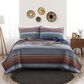 Pem America Met Stripe 3-Piece King Quilt Set, , large