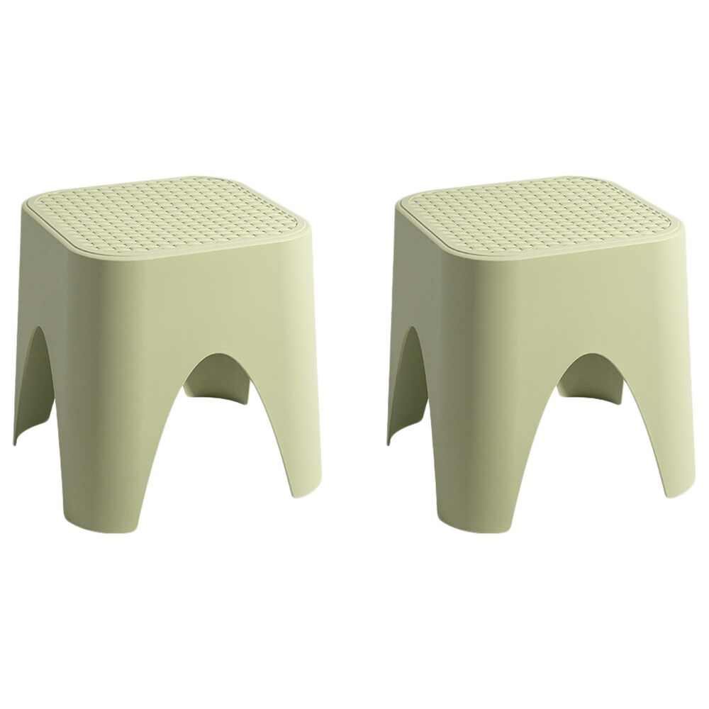 Lagoon Furniture Mallorca Stackable Rattan Top Coffee Table in Wasabi Green, , large