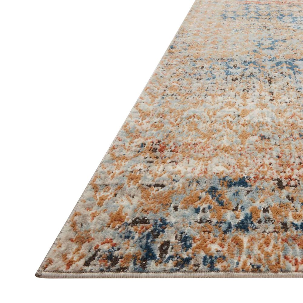 Loloi II Bianca  2&#39;8&quot; x 4&#39; Ocean and Spice Area Rug, , large