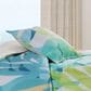 J. Queen New York Tiki 18" Square Throw Pillow in Green, , large