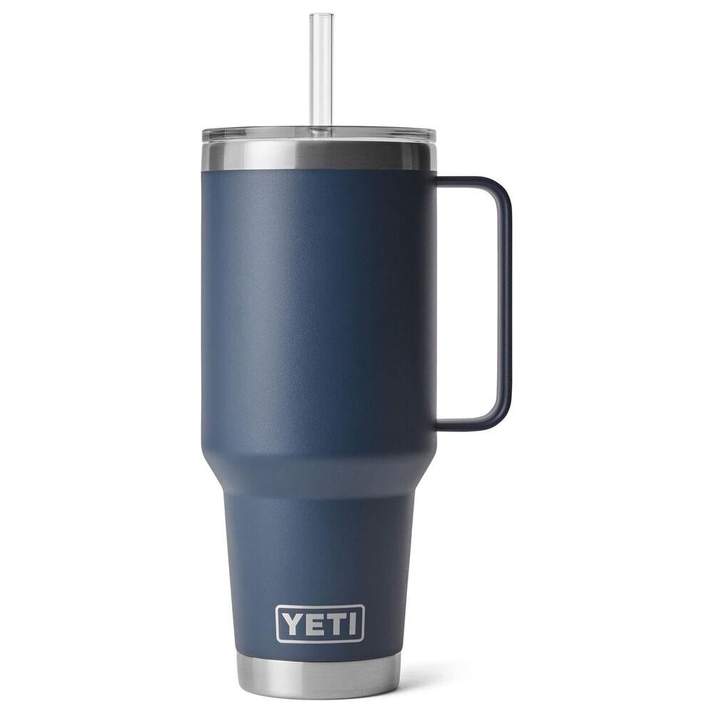 YETI Rambler 42 Oz Straw Mug with Straw Lid in Navy, , large