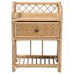 Baxton Studio Kobie 1-Drawer Nightstand in Natural Brown, , large