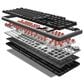 MSI Forge Red Switches Gaming Keyboard and Mouse Combo in Black, , large