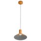 Golden Lighting Faroe 13" 1-Light LED Pendant in Earth Yellow and Grey, , large