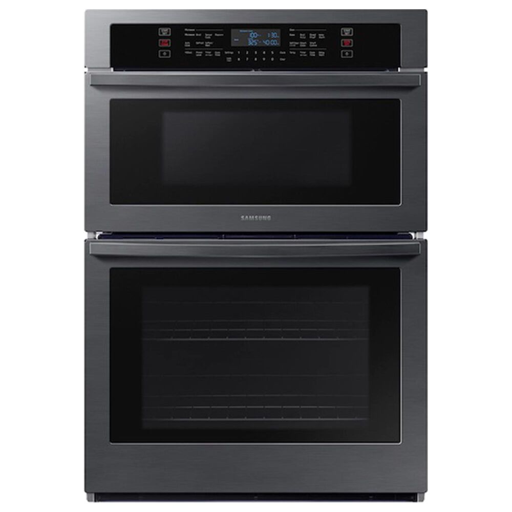 Samsung 30" Microwave Combination Wall Oven in Black Stainless Steel, , large