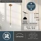 Vaxcel Beverly 1-Light Pendant in Muted Brass, , large