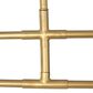 Four Hands Stockton Astrid Chandelier in Antique Brass and Walnut, , large