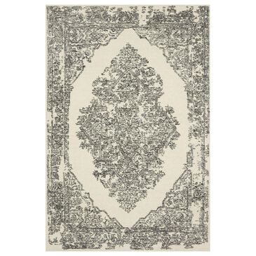 Magnolia Home Annie ANN-02 2"3" x 3"9" White and Black Area Rug, , large