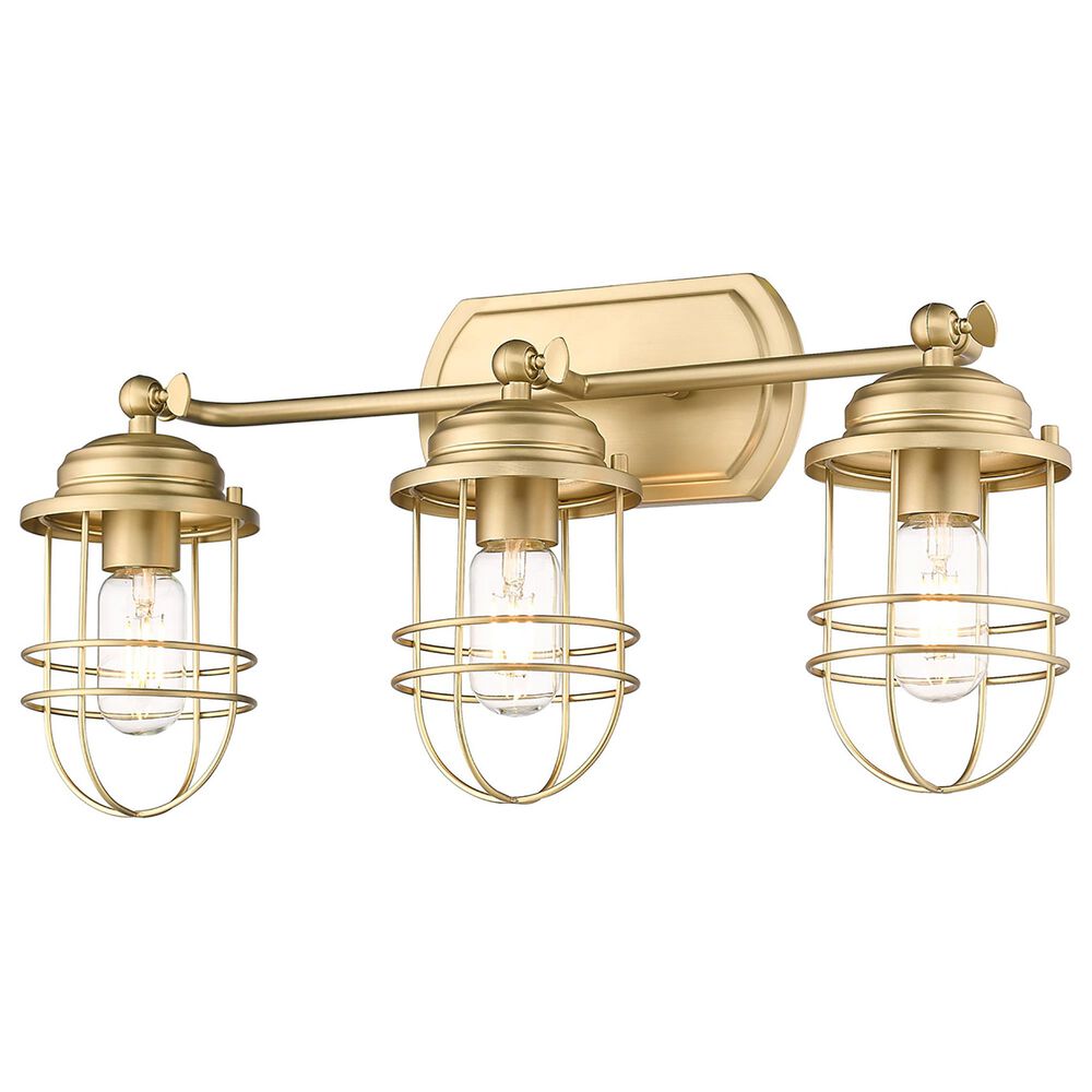 Golden Lighting Seaport 3-Light Bath Vanity in Brushed Champagne Bronze, , large