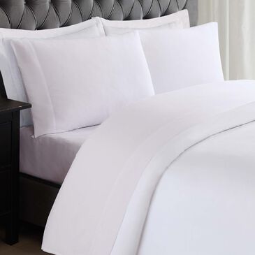 Pem America My World Solid 3-Piece Twin Sheet Set in White, , large