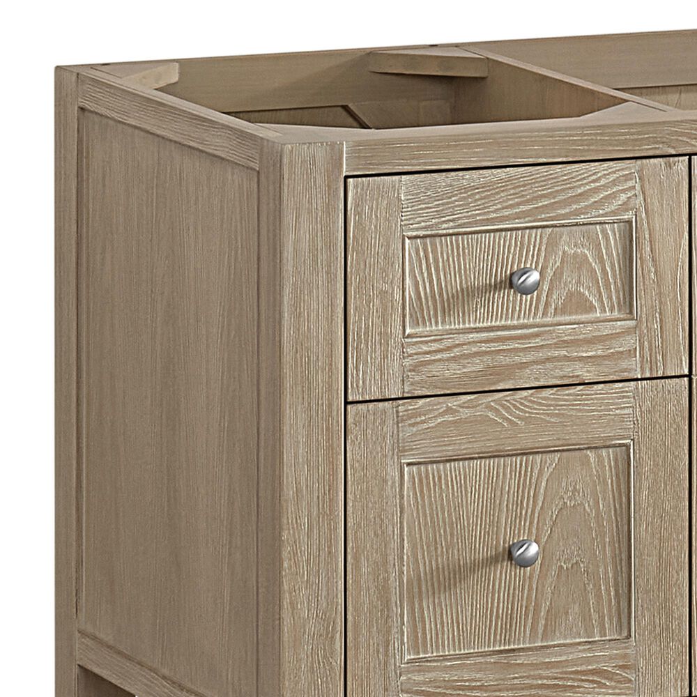 James Martin Vanities Breckenridge 60&quot; Single Bathroom Vanity Cabinet in Whitewashed Oak, , large