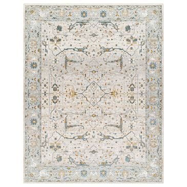 Surya Dresden Taupe, Off-White, Dusty Sage, Deep Teal, Olive, Light Gray and Mustard 7"10" x 10"2" Area Rug, , large