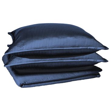 Ann Gish Linea 3-Piece Queen Coverlet Set in Navy, , large