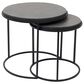 Moe"s Home Collection Roost Nesting Tables in Black (Set of 2), , large