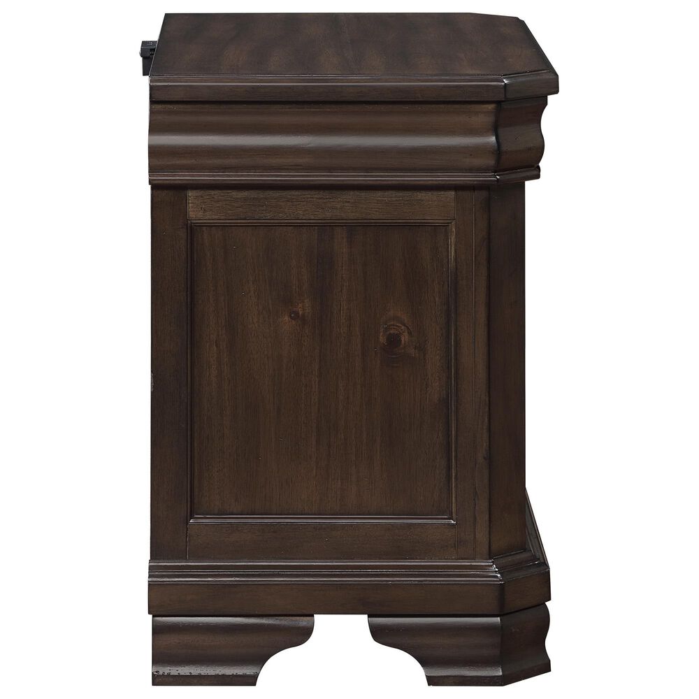 New Heritage Design Lyndhurst 5-Piece Queen Bedroom Set in Walnut Brown, , large