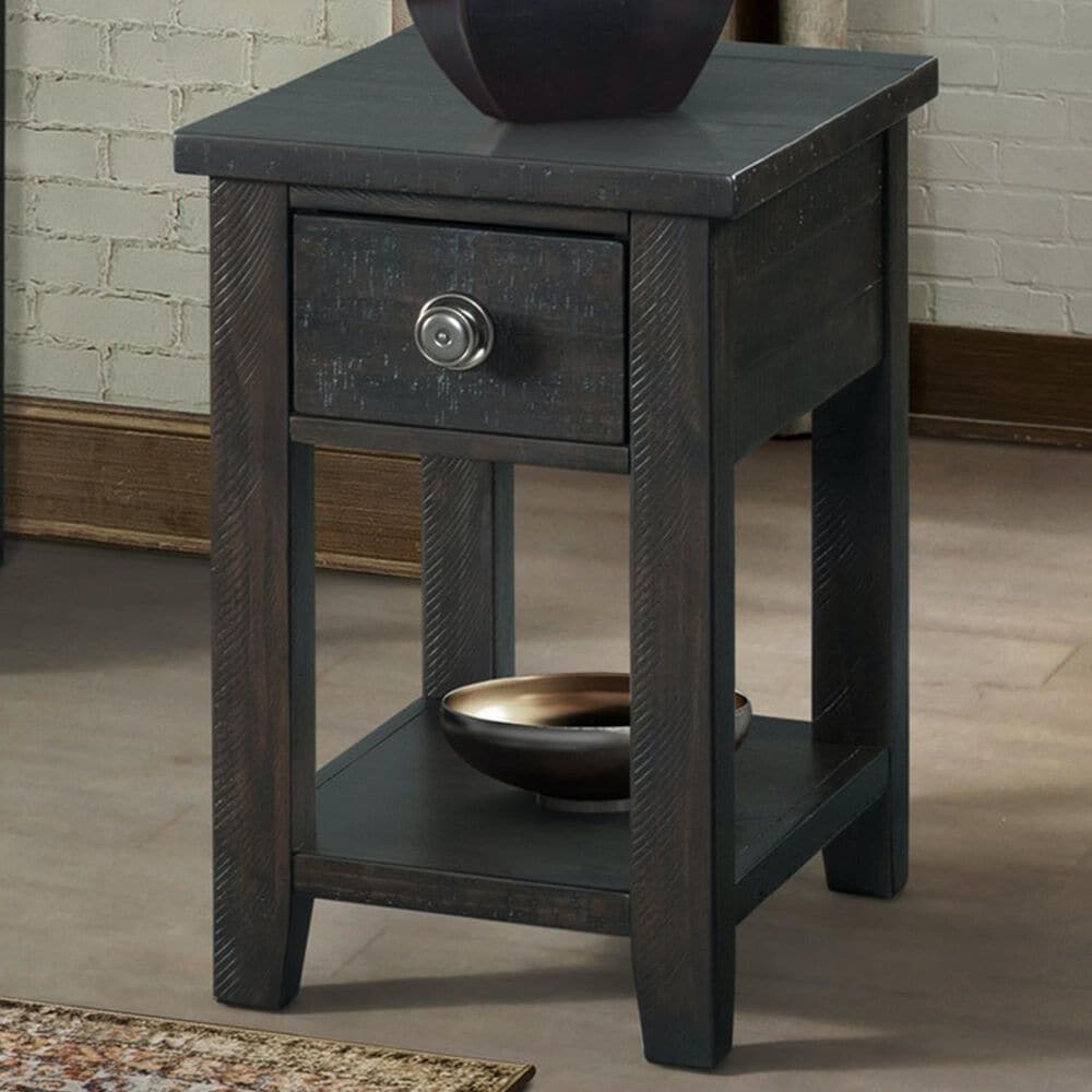 Mayberry Hill Kendyl Chairside Table with Power in Tobacco, , large