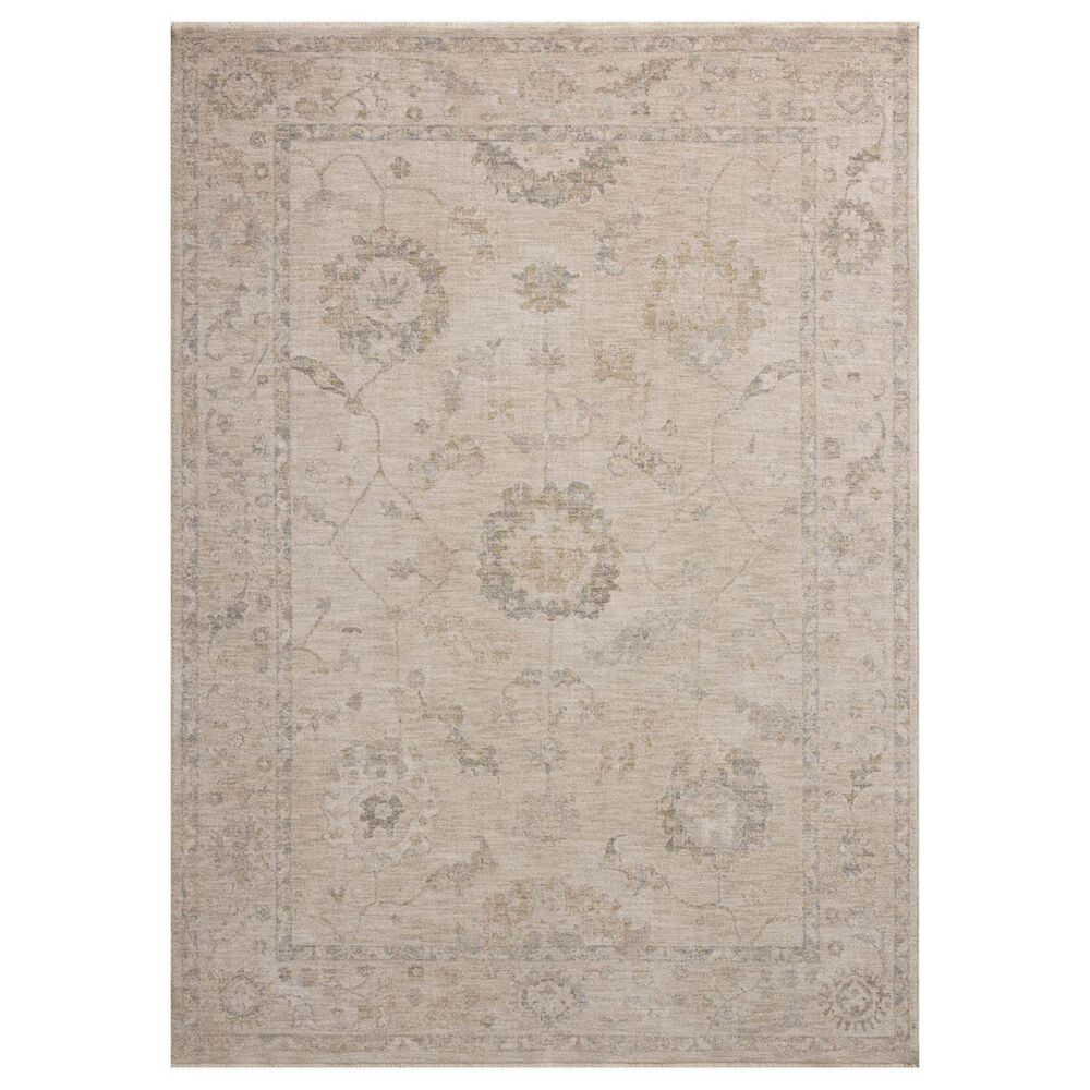 Loloi II Louisa 2"7" x 14" in Oatmeal and Slate Runner, , large