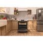 Frigidaire Gallery 2-Piece Kitchen Package with 6.2 Cu. Ft. Electric Range and 30" Over-The-Range Microwave in Stainless Steel, , large