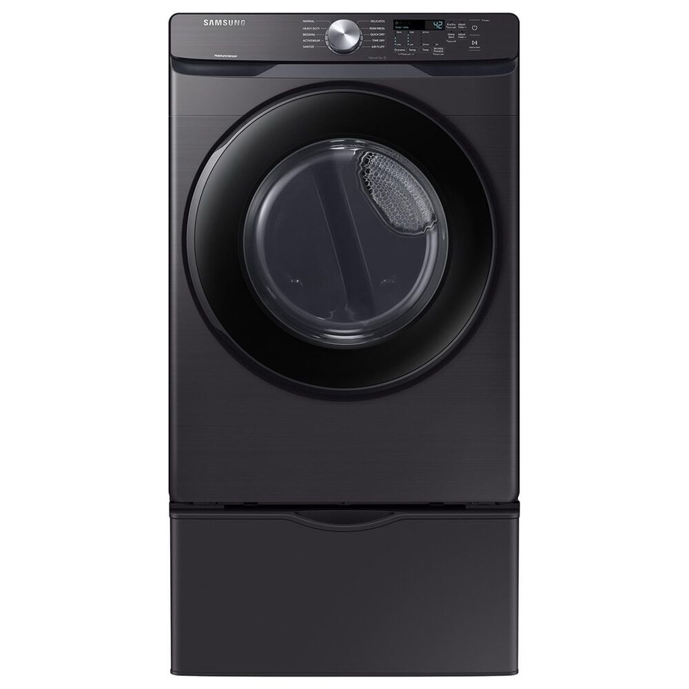 Samsung 4.5 Cu. Ft. Front Load Washer and 7.5 Cu. Ft. Electric Dryer Laundry Pair in Black, , large