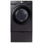 Samsung 4.5 Cu. Ft. Front Load Washer and 7.5 Cu. Ft. Electric Dryer Laundry Pair in Black, , large