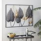 Maple and Jade 26" x 38" Leaves Wall Decor in Black and Gold, , large