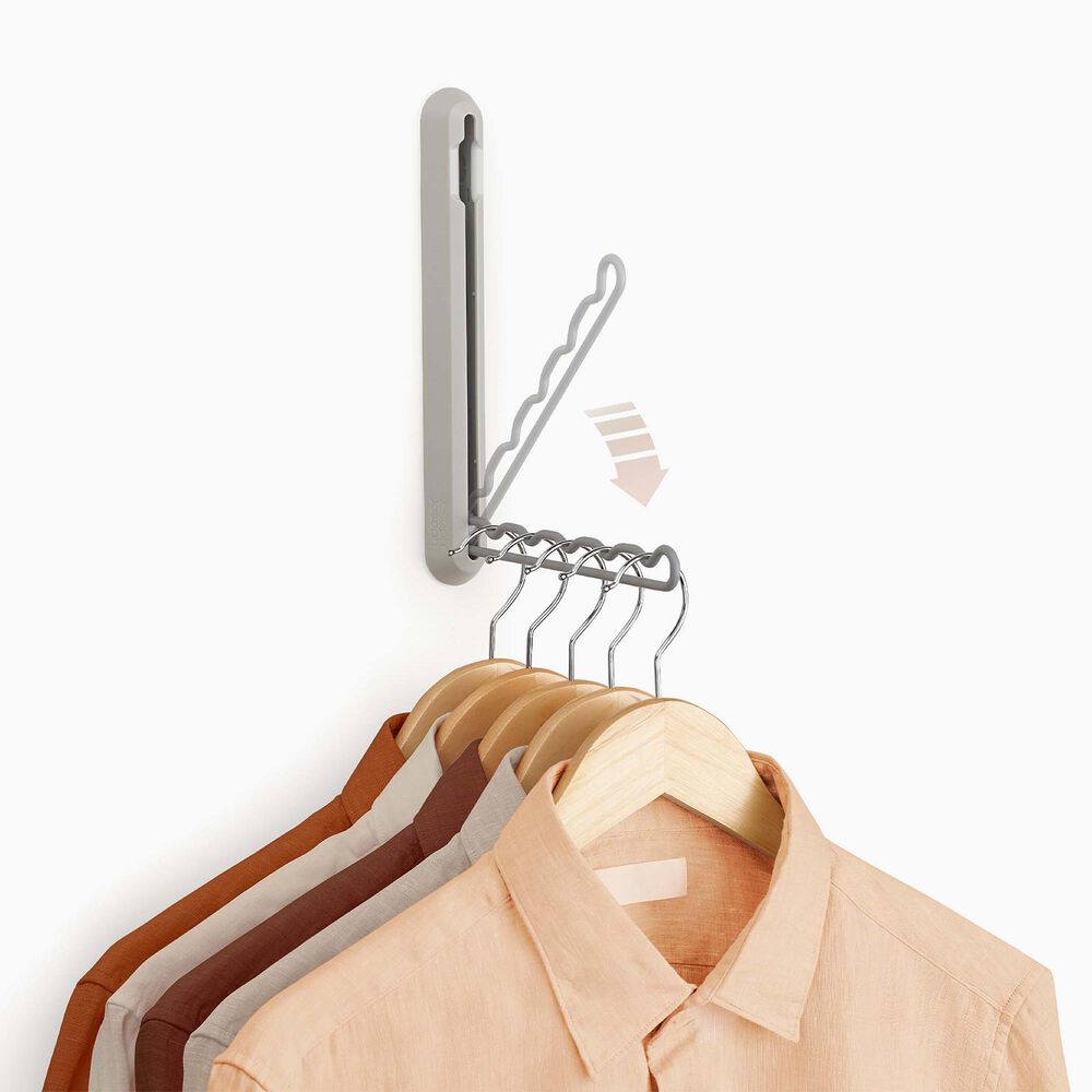 Joseph Joseph Orderly Retractable Hanging Rail in Ecru, , large
